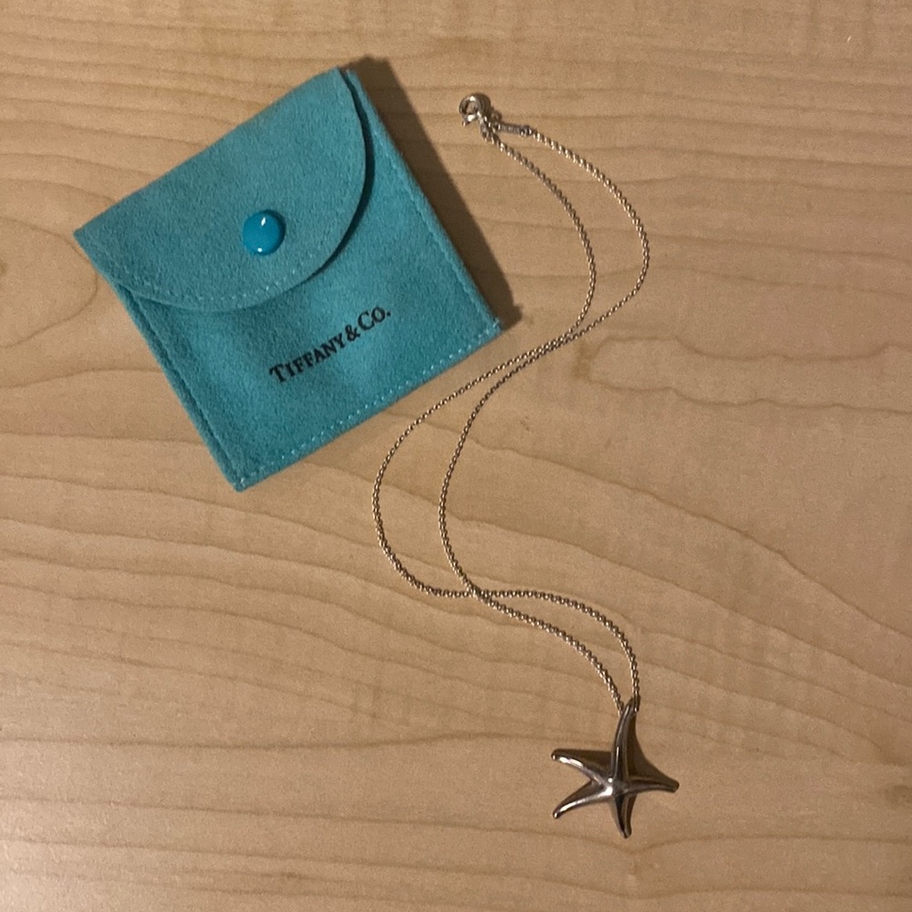 Tiffany & Co. Elsa Peretti Starfish Pendant Necklace silver